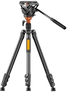 Tripod, Monopiede for videocamera con treppiede a testa fluida FF06S con piastra a sgancio rapido, compatibile con DJI Canon Nikon Sony DSLR,for parts