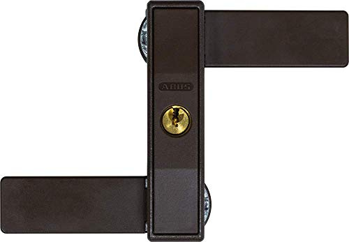 ABUS 85000 2530 B gl. AL0089 Fensterschloss | Für Ein- und Doppelflügelfenster, Falzstärken 1–25 mm, schmale Bauform 22 mm, Montage ohne Anbohren