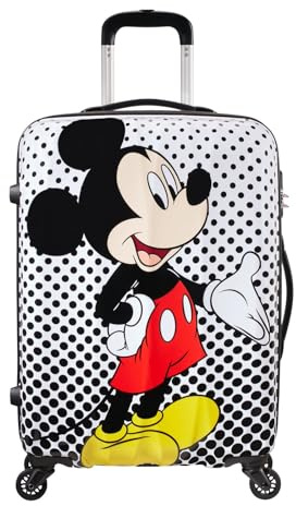 American Tourister Disney Legends - Spinner M, Kindergepäck, 65 cm, 62.5 L, Mehrfarbig (Mickey Mouse Polka Dot)