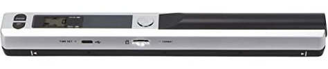 Septpenta Tragbarer Scanner Handscanner, 300 DPI 600 DPI 900 DPI USB Scanner mit Hoher Scanauflösung mit Computeranschluss für Geschäftsfoto Bildbelege Ideal für Reisen und Scannen(Silber schwarz)