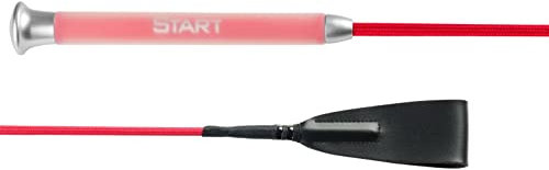 Peitsche, Pferdepeitsche, 26-Zoll-Reitpeitsche Start Gell Springpeitsche (65 cm, Rot)
