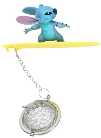 Infusor de té Lilo & Stitch - Producto oficial Disney, bola de infusión para té suelto, regalo original para fans de Stitch