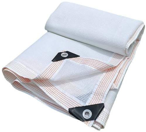 Filet D'Ombrage, Filet Protection Solaire avec œillets Blocage des UV Blanc 85% Voiles D'ombrage 3x8M Toile d'ombrage pour Exterieur/Patio/Balcon/Pergola/Serre/Jardin/Potager