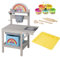roba x Play-Doh Spielküche aus FSC-zertifiziertem Holz - Inkl. 3D-Kreativmatte, 6 Knetdosen, Werkzeugen, Aufbewahrungsbox & Spielwanne - Ideal für Indoor & Outdoor - Ab 3 Jahren