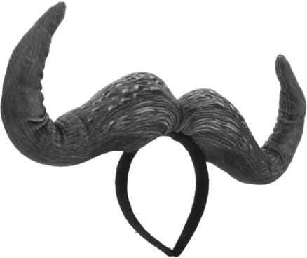 Toyvian Halloween Horn Haarband Für Cosplay Wiederverwendbares Bull Horn Headband Für Kostümpartys Und Festliche Anlässe Einzigartiges Accessoire Für Tierische Outfits