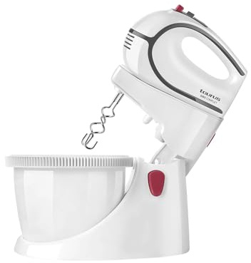 Avilia Impastatrice 500W - Motore Potente, Fruste in Acciaio Inox da 2,5 Litri, 5 Velocità Regolabili e Funzione Turbo per Impasti Perfetti di Pane, Pasta Frolla e Dolci