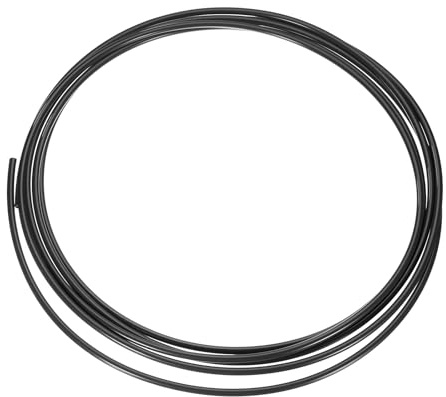 sourcing map Tuyau d'air pneumatique 6 mm de diamètre extérieur x 4 mm ID 5 mètres tubes en nylon polyamide pour compresseur d'air, transfert de fluide, noir