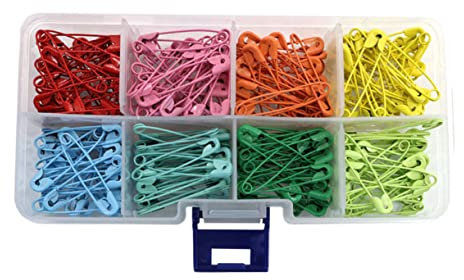 TOKIDNY 240stücke Sicherheitsnadeln Broschen DIY Kleidungsbefestigungsnadel Nadelclips Kleidungsbefestigung Handwerk Pin Broschennadelclips Schmuck DIY-bastelnadel Sicherheitsnadeln Schmuc