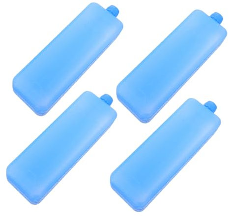 Tofficu Caja De Hielo Reutilizable 4 Piezas Paquetes De Cristal De Hielo Para Aire Acondicionado Enfriamiento Rápido Silencioso Portátil Ahorro Energía Para Hogar Oficina Viajes