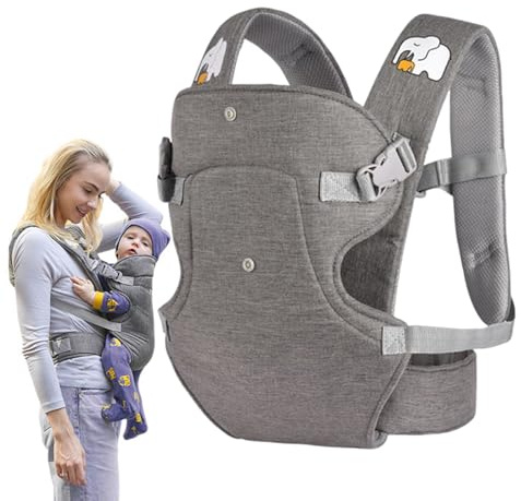 Babytrage, 2-in-1, ergonomisch, Babytragetuch, leicht, atmungsaktiv, Gurt, Sitz, Hüfte, alle Jahreszeiten, Mädchen, Outdoor