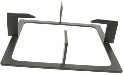 IMIKEYA Supporto per Piano Cottura a Gas in Ghisa Nero, Struttura Stabile e Resistente, Design Ergonomico per Uso in Cucina Adattatore per Pentola da Latte