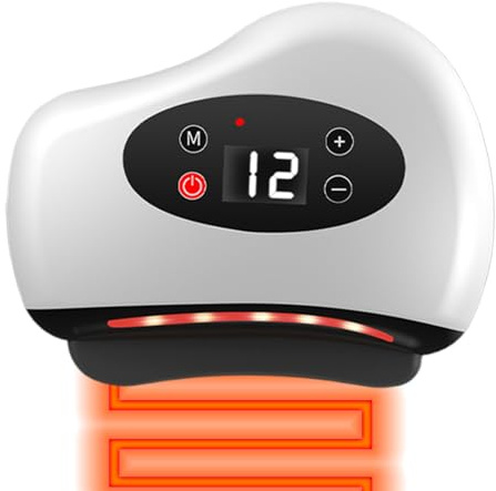 Ylnailky Elektrische Massagegeräte - Elektrischer Schaber Auch,Beine Vibrationsschaber,Für Rücken, Fuß, Bein, Gesicht, Schulter, Tiefengewebe, Muskeln, Frauen, Männer, Vater und Mutter