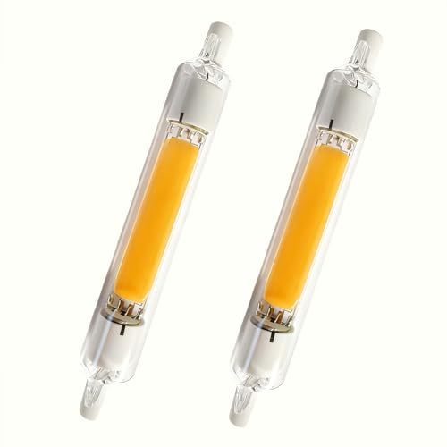 R7S LED 118mm Dimmbar Warmweiß 3000K,20W LED R7S Lampe Ersetzt J118 200W Halogen ,2200 Lumen, 360° Strahlwinkel,Konstantstromchip verbessern,kein Flackern,für Stehleuchten/Deckenstrahler,2 Stück