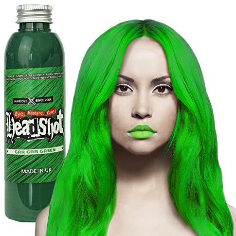Grüne Haarfarbe Headshot Grr Grr Green, Semi-permanente Haartönung 150 ml
