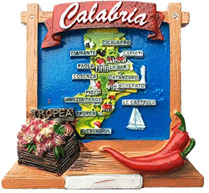Calamita da frigorifero 3D Tropea Italia Souvenir regalo souvenir casa e cucina adesivo magnetico decorazione frigorifero magnete collezione