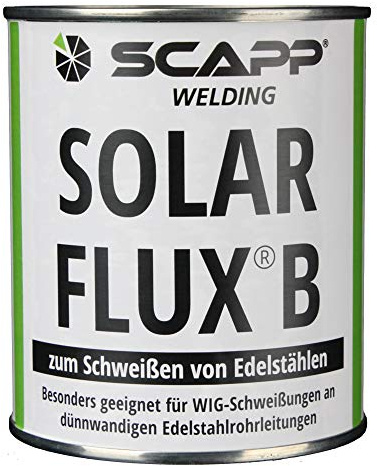 SCAPP Welding SOLAR FLUX Formierpaste Typ B (für legierte Stähle und Edelstähle), Dose zu 450 g