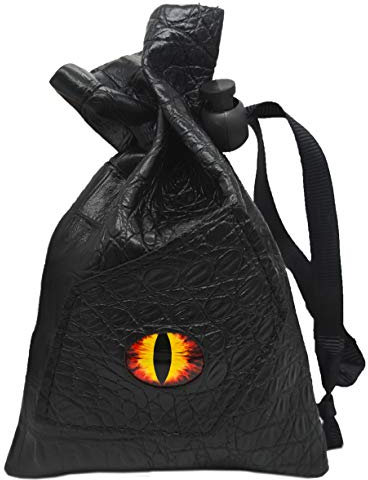 World of Dice Drachenbeutel - Würfelbeutel für Pen & Paper, für bis zu 40 polyedrische Würfel, ideale Aufbewahrung, Würfeltasche…