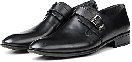 Ducavelli Sharp Echtleder Herren Klassische Schuhe Monkstrap