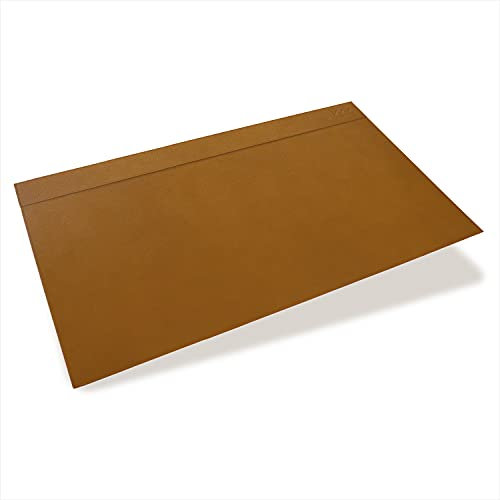 Memoria Schreibtisch-Unterlage LOUIS | Echtes Leder | Desk Pad Schreibtischunterlage Schreibunterlage Braun