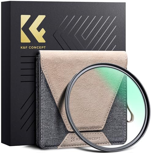 K&F CONCEPT Filtre UV 95mm en Cuivre Nano-X Pro Ultra Fin HD Imperméable Anti des Rayures avec Étui pour Objectif Appareil Photo