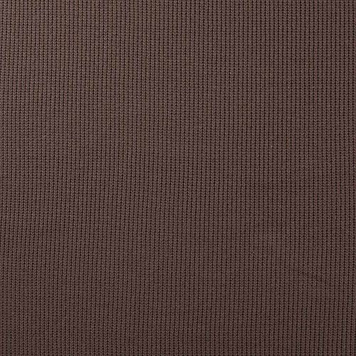 Strickstoff, Jersey, mittelgroß gestrickte Struktur in Braun Taupe, 50 cm