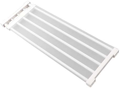 Schrankspannregal, Erweiterbares Metalllagerregal, Verstellbarer Organizer, DIY-Trennwand, Trennwand für Schrank, Kleiderschrank, Küche, Badezimmer (75-120 cm / 29,5-47,2 Zoll