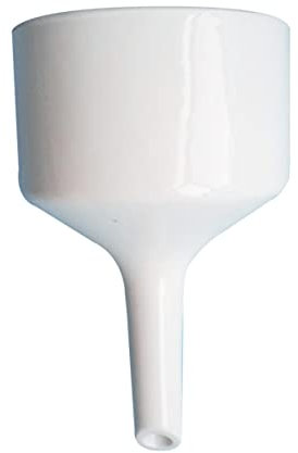 FELTECHELECTR Embudo Buchner De Boca Ancha 60 Mm Blanco, Embudo Para Líquidos, Ingredientes Secos y Polvos, Apto Para Lavavajillas, Uso Cocina y Transferencia Segura De Vino