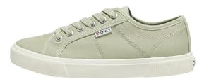 ONLY Damen ONLNICOLA Canvas NOOS Sneaker, Granite Green, 39 EU