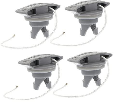 YARNOW 4pcs Air Valve Cover for Inflatable Boat Kayak Design Rubber Material for Dinghy Use Replacement Valve Plug