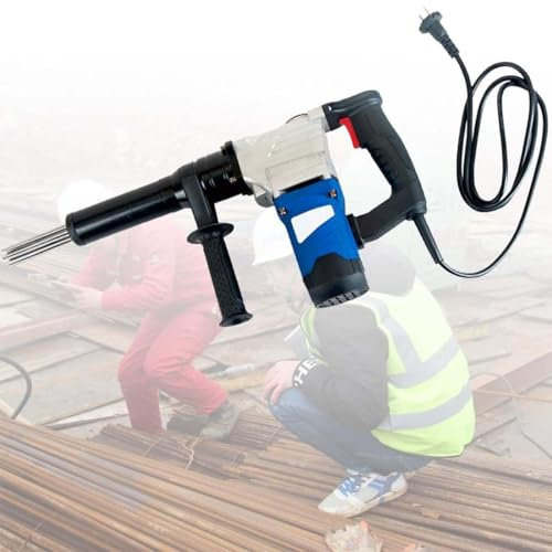 DPDZSW 1100W Handgehaltener Elektrischer Nadelentroster, Pneumatische Entzunderungspistole, Nadel-Rostentferner-Entrostungspistole, Schweißschlackenreiniger-Reinigungsmaschine
