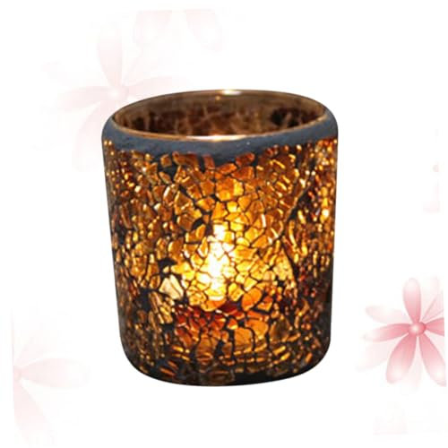 Amosfun Glass Scented Candle Craft Vintage Ornament European Style Decor Aesthetic