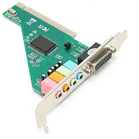 PCI-Soundkarte, 120 DB Signal-Rausch-Verhältnis, 4 Kanäle, Räumliche 3D-Positionierung, A3D DS3D EAX, 24-Bit-SPDIF, Musiksynthesizer-Unterstützung, Dual-Playback-, Tochterkarte