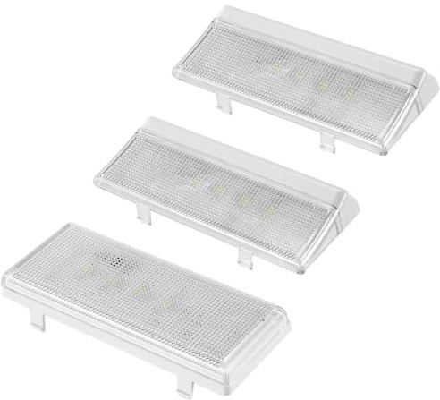 NEW Upgraded Refrigerator LED Light Set - Compatible with Whirlpool, Kenmore, Maytag, and KitchenAid Refrigerators - Includes 1 Pc W10515058 & 2 Pcs W10515057 - Replaces WPW10515057, WPW10515058