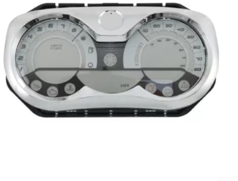 Eawfgtuw Für SeaDoo Bootstacho-Messgerät 204471378 für Challenger 150 180 BRP Speedster Ersatzinstrument ABS-Metall Schwarz-Weiß 271711cm Schnelle Installation Korrosionsschutz Verschleißfest