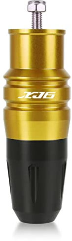 GuyAna Aufprallschutz Motorrad CNC Zubehör Auspuff Sturzpads Crash Pads Fallschutz Für Yamaha XJ6 2009-2015 2010 2011 2012 2013 2014(Gold)
