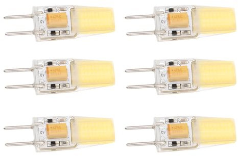 Naroote GY6.35 Bulbo da 5W, Protezione degli Occhi, Risparmio Energetico Stabile, Angolo di Raggio a 360 Gradi, Lampadina di Pannocchia per Luce del Soffitto a Parete (Illuminazione bianca)