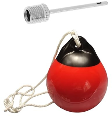 AMENGJ Bootsfender Kugel Runde Boje Boot Fender Ball Rot Aufblasbare PVC Dock Bumper Ball for Boote Schnellboot Segelboot Fischerboot Yacht(29cmx35cm)