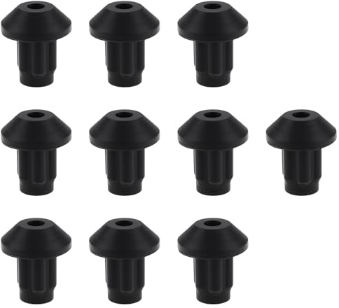 Briny River Lot de 10 Patins de Protection pour Grille de Brûleur à Gaz Compatible avec Whirlpool 814323 814383 Et 740075 Les Modèles