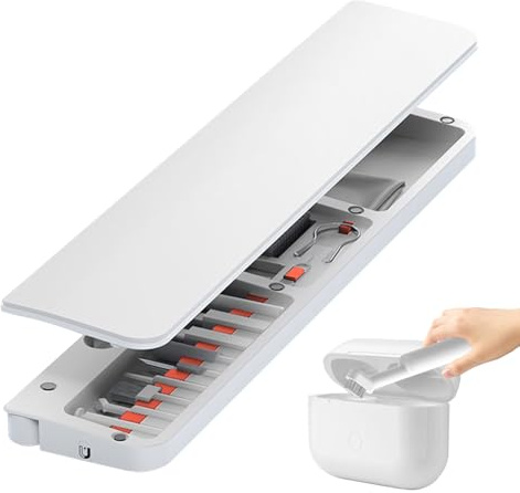 Pulitore per tastiera del computer | Supporto ergonomico per polso - Kit di pulizia antiscivolo ed ergonomico per laptop, cuffie e porte di ricarica