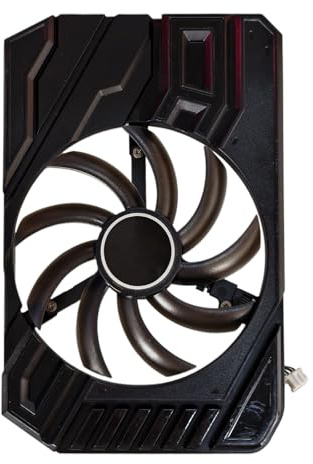 Yjcnelcr 4Pin GA91S2U DC12V 0.45A GPU Fan with Housing for Gainward GTX1660 1660S 1660TI Graphics Card Cooling