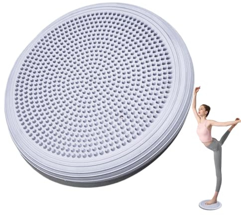 Disco de equilibrio, cojín oscilante | Cojín de equilibrio de estabilidad de entrenamiento - Cojín oscilante inflado antideslizante, estera de estabilidad con bomba para fuerza básica