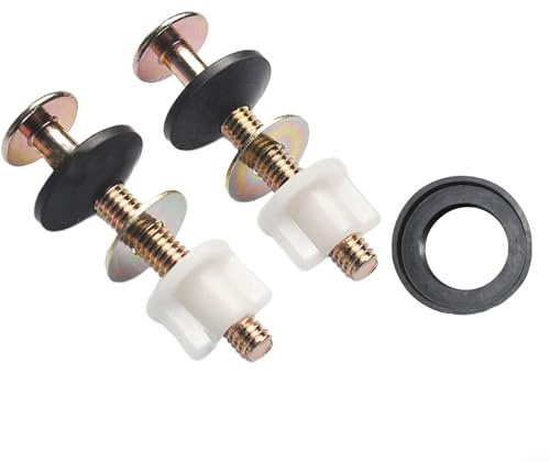 Toilet Cistern Seal Pan with Rubber Washers and Fastening Bolts for Reliable Sealing