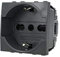 SANDASDON SD81400 Presa Schuko 2P+T 16A Nero Compatibile Con Bticino Living