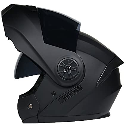 Casque Moto Modulable Double Visière pour Scooter Chopper · Casque de Moto Homme et Femme ECE Homologué E,M