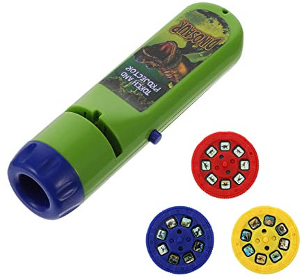 STOBOK Brainstorm Dino Flash Light Dinosaur Torch Projector for Boys and Girls Interactive Toy Boys and Girls Hands-on Toy Projection Torch for