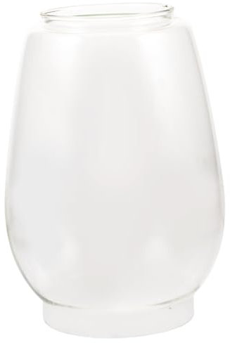 HOMSFOU Öllampenkamin Aus Glas Klarer Schornstein Für Öllampe Klarer Öllampenschirm Kleiner Öllampenschirm Petroleumlampe, Glaskamin Glasschirme Für Öllampen Komponente Tragbar