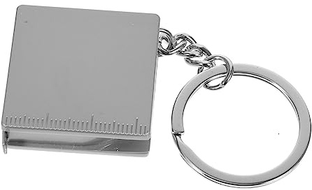 CANIGHT Maßband Schlüsselanhänger Einziehbares Tragbares Messgerät Metall Mit Stabilem Schiebemechanismus Für Zuhause Und Unterwegs Für Erwachsene Und Feiern