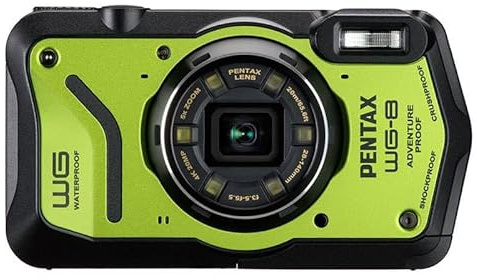 PENTAX Compact étanche WG-8 Vert | Provenance France. Emballage securisé. Livré avec Facture dont TVA.