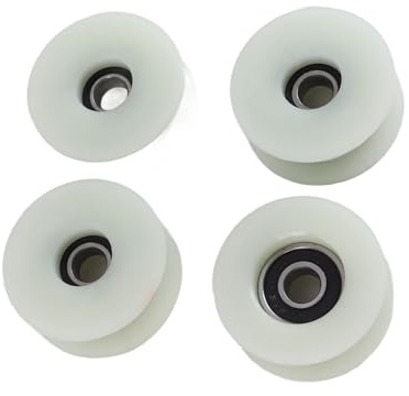 Alomejor Rulli di Tensioneri a Catena della Puleggia Tenditore Tenditore Tensioner Pulletta 4pcs in Lega in Metallo ABS per Bicicletta Motorizzata 49 66 80