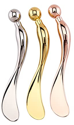 Beaupretty Cuillère à Crème En Zinc Pour Yeux Outil De Massage 1 Pièce Réduit La Fatigue Pour Soins De Beauté Réutilisable